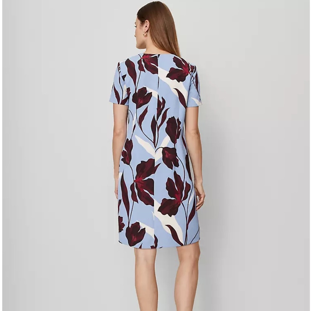 NWT Ann Taylor floral shift dress - Picture 2 of 8